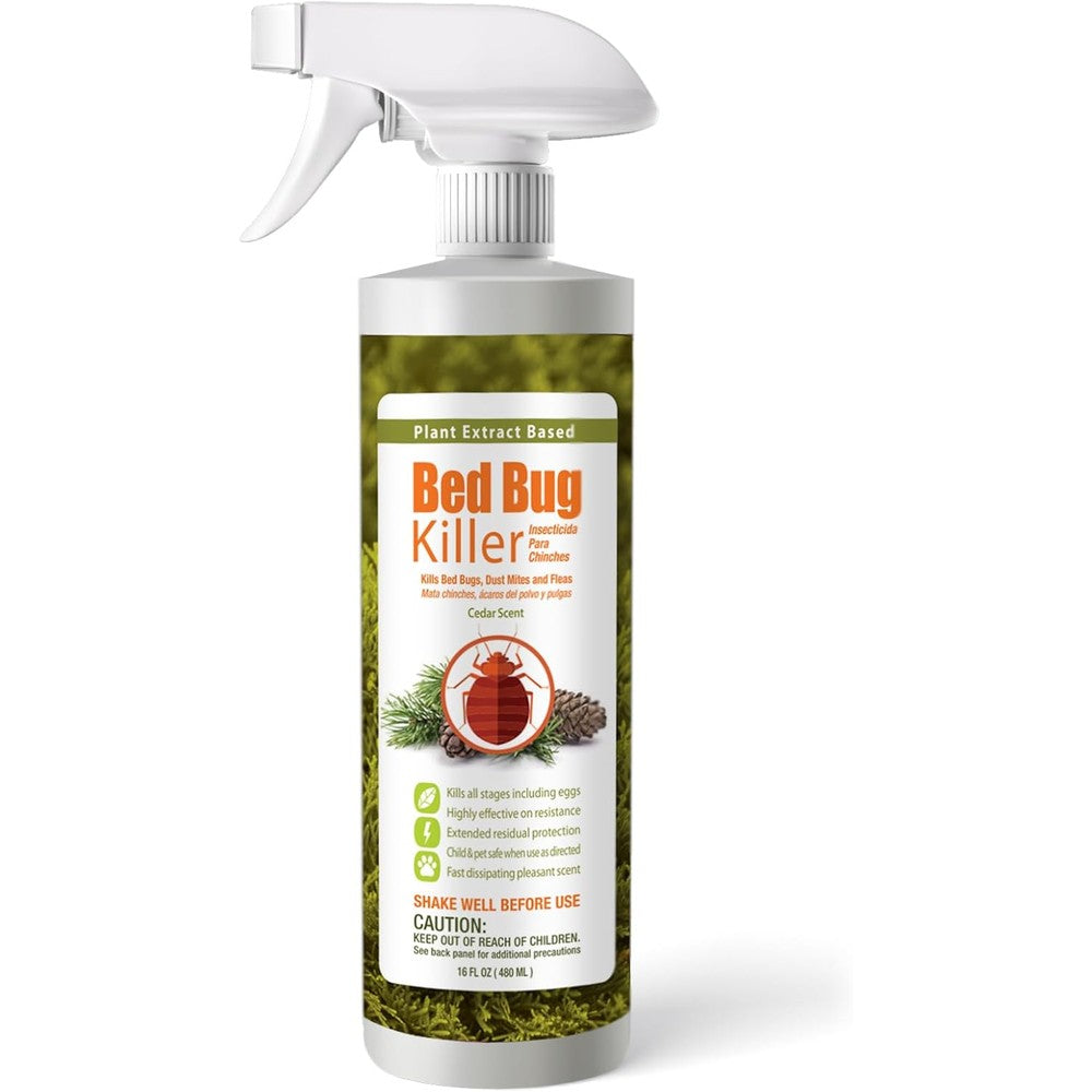 Ecovenger by EcoRaider Bed Bug Killer Spray 16 fluid ounce bottle front view