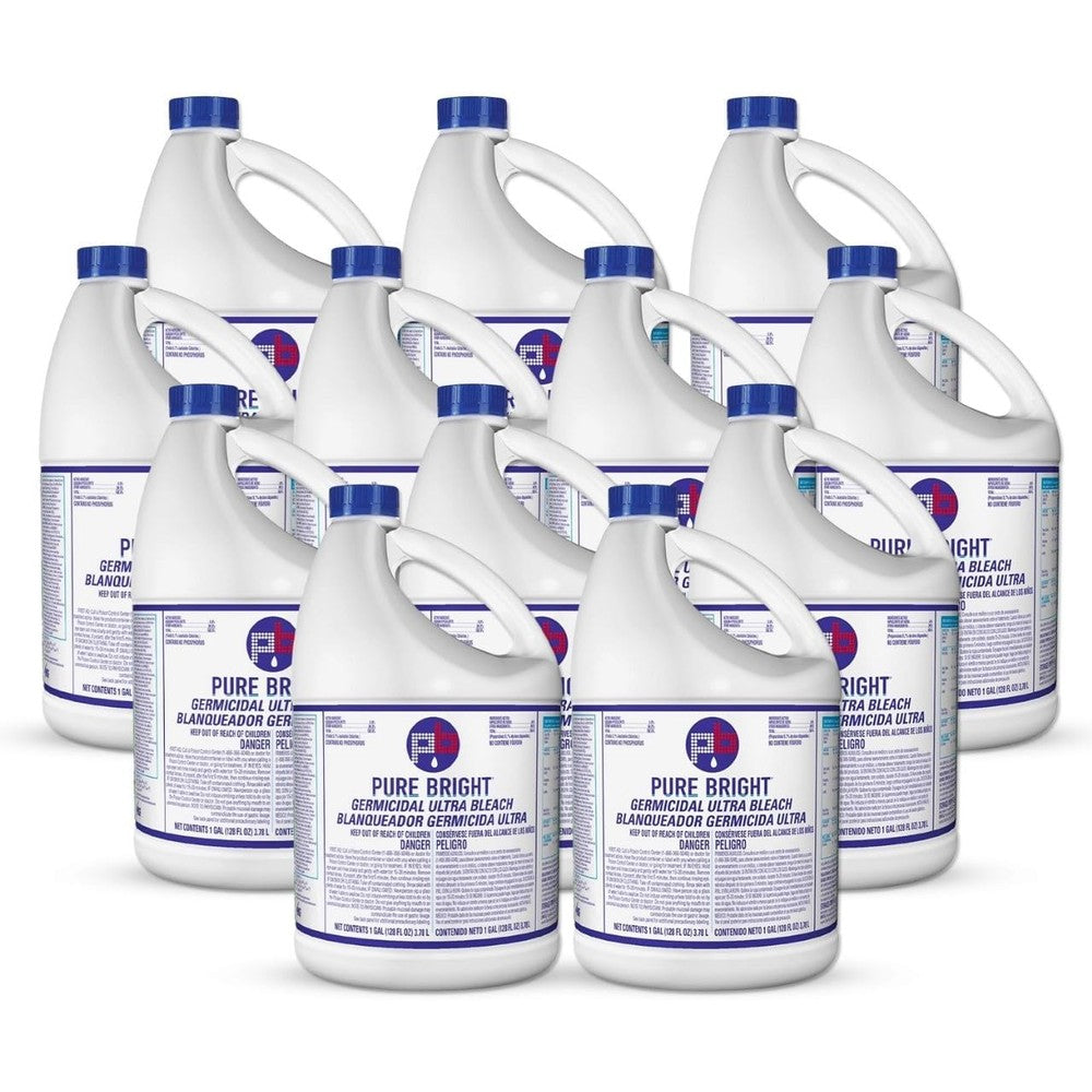 Twentyeight Pure Bright Liquid Bleach 1 gallon bottle front view for disinfecting