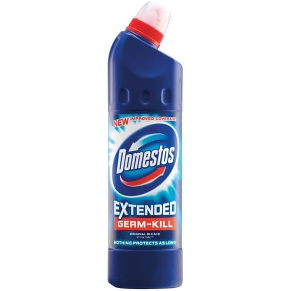 Domestos Professional Bleach Original 750ml bottle front view disinfectant cleaner.