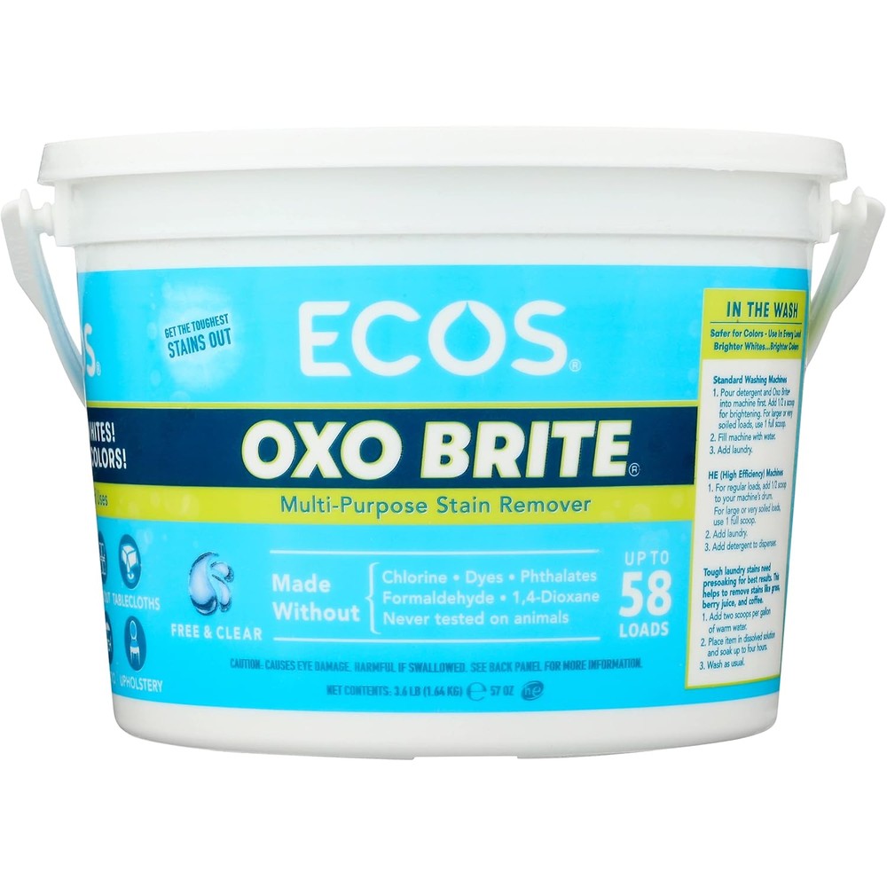 Earth Friendly Products ECOS Oxo Brite Non Chlorine Bleach 3.6 pound front view
