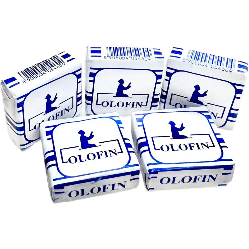 Olofin Añil Azul Blue Squares front view for laundry whitening.