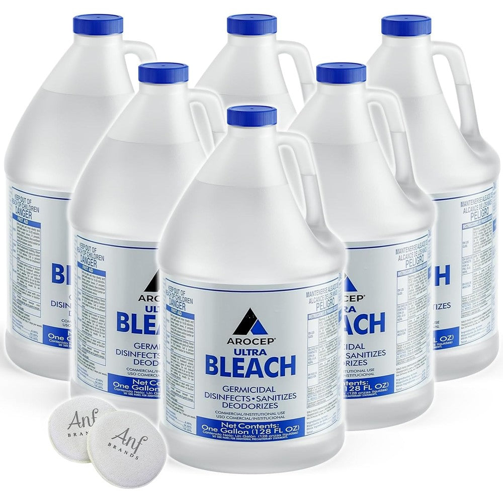 ANF Brands Ultra Germicidal Liquid Bleach front view bulk pack