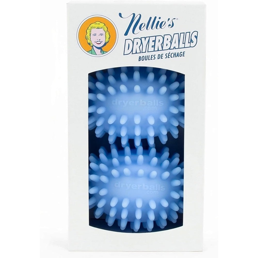 Nellie's All-Natural Dryerballs 2 Pack front view laundry accessory