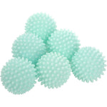 S&T INC. Reusable Plastic Dryer Balls 6 Pack front view laundry softening solution
