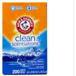 Arm and Hammer fabric softener sheets purifying waters front package view