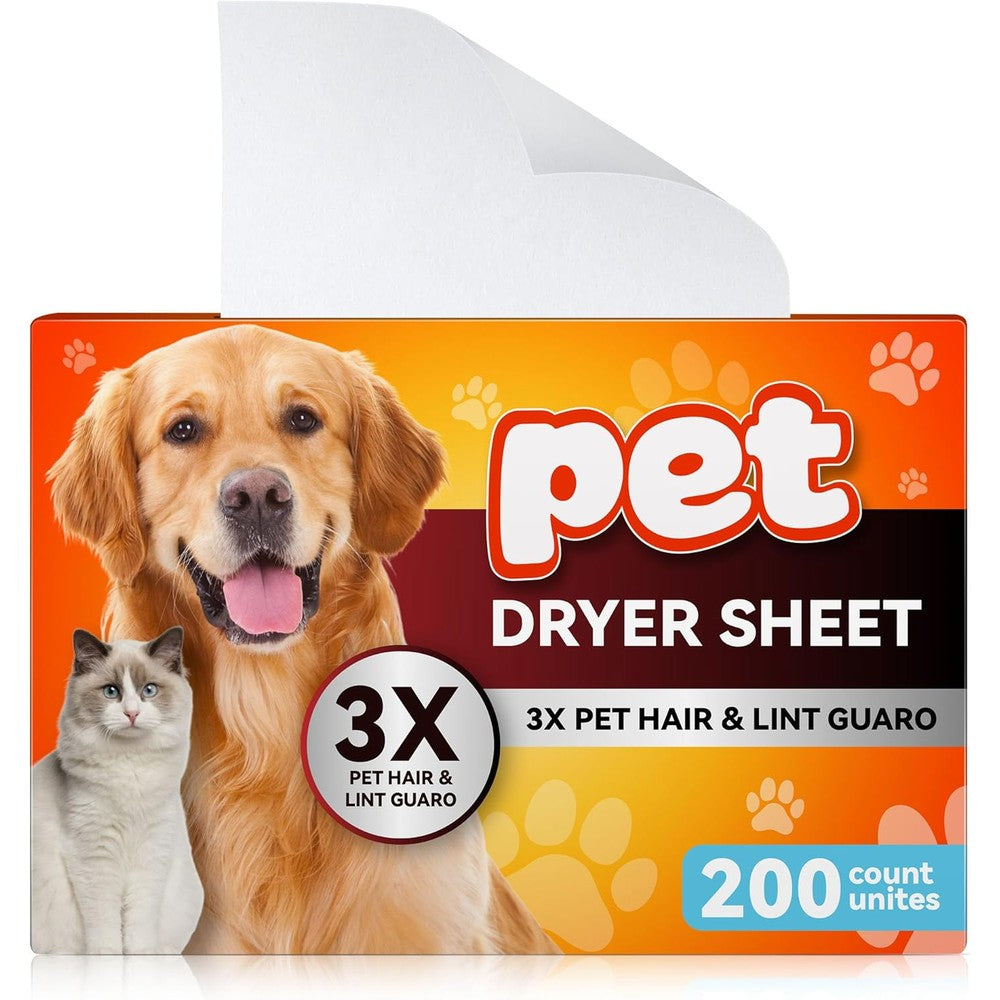 Heigble Pet Hair Remover for Laundry front packaging view showing two hundred count box