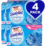 Suavitel Complete fabric softener dryer sheets field flowers front packaging view
