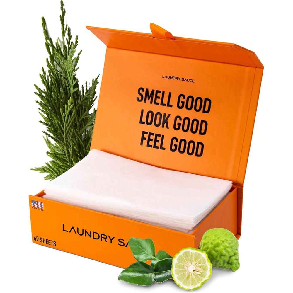 Laundry Sauce Italian Bergamot Luxury Dryer Sheets front packaging view