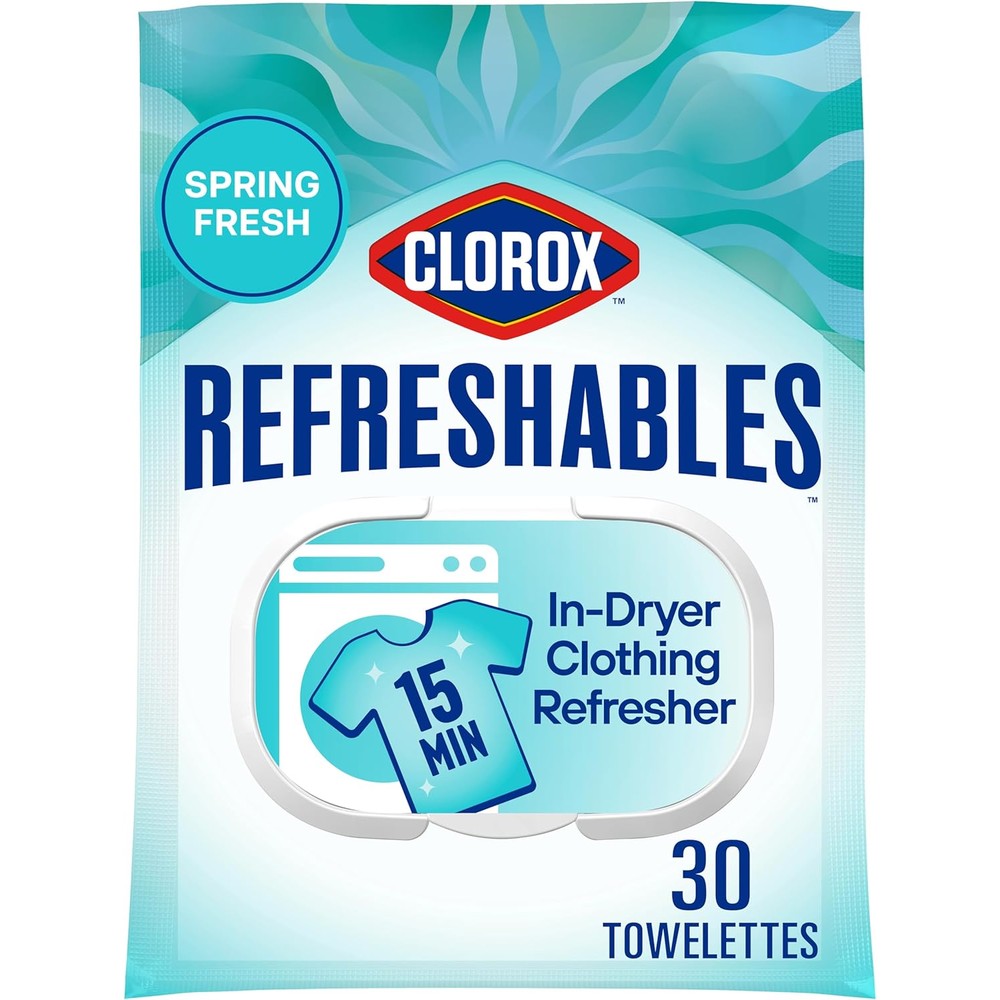 Clorox Refreshables In Dryer Clothing Refresher front packaging view