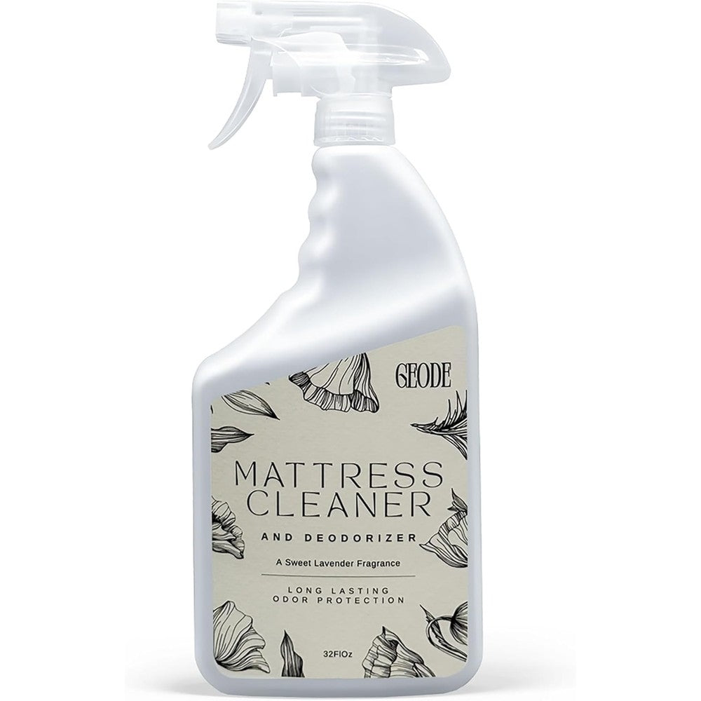 Geode Mattress Cleaner And Deodorizer front view bottle for natural enzyme stain removal