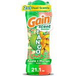 Gain Tango 2-in-1 Laundry Scent Booster Beads front view container package packaging imported from USA