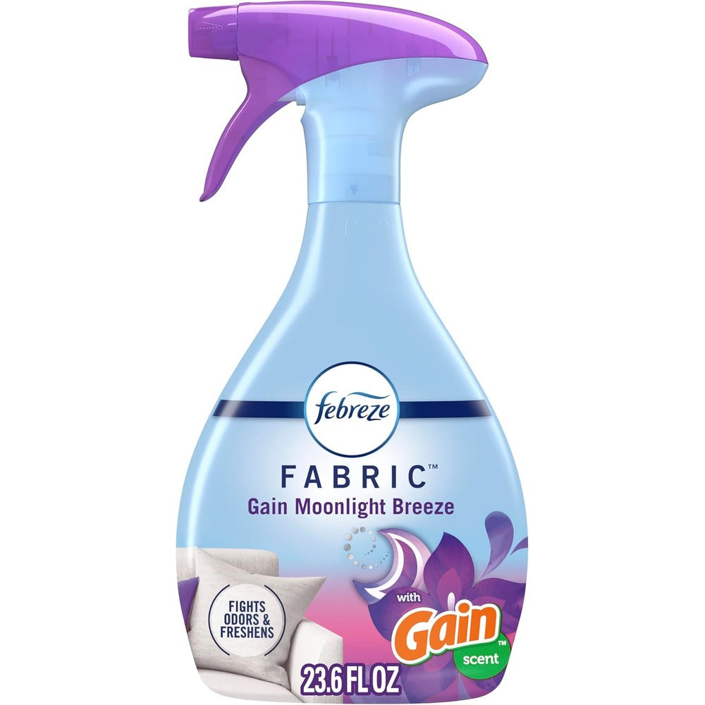 Febreze Fabric Spray Gain Moonlight Breeze front view bottle