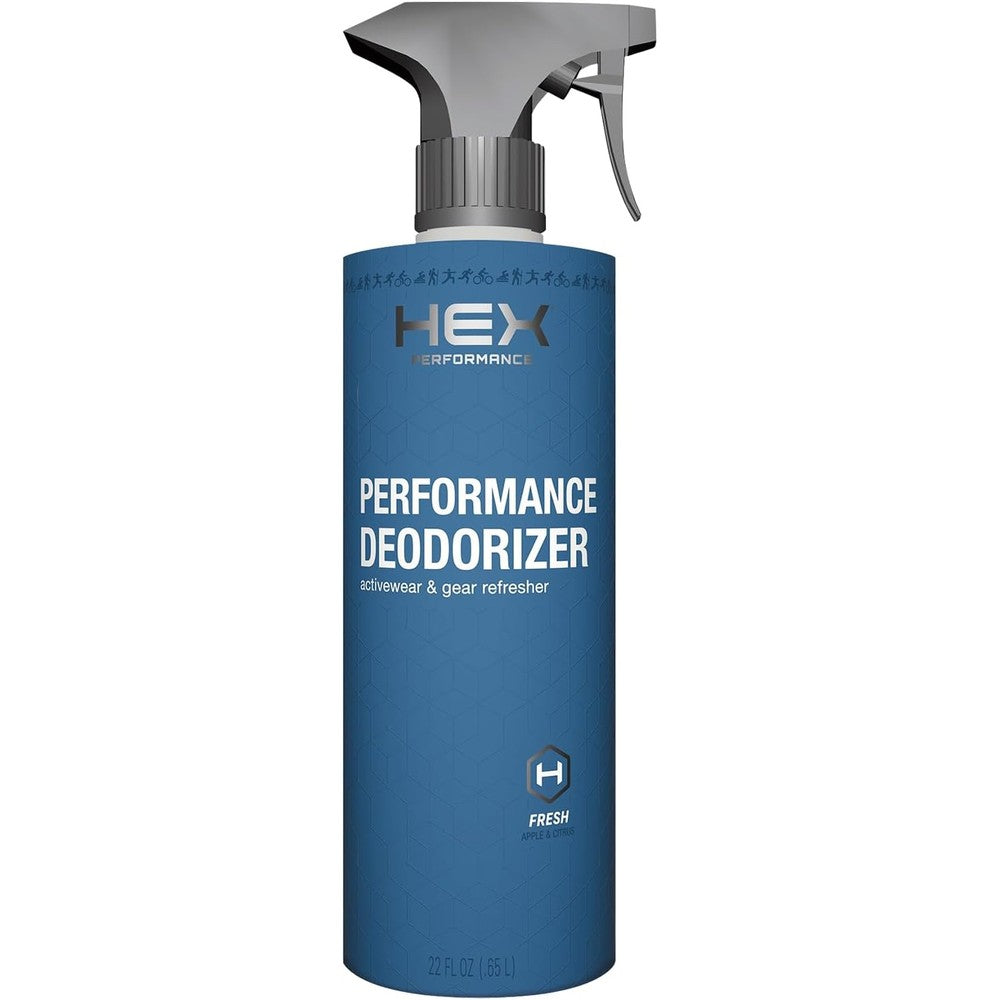 HEX Performance Deodorizing Spray front view authentic fabric refresher bottle