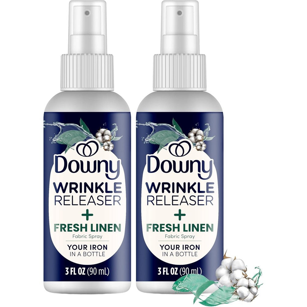 Downy Wrinkle Releaser Spray front view pack of two travel size