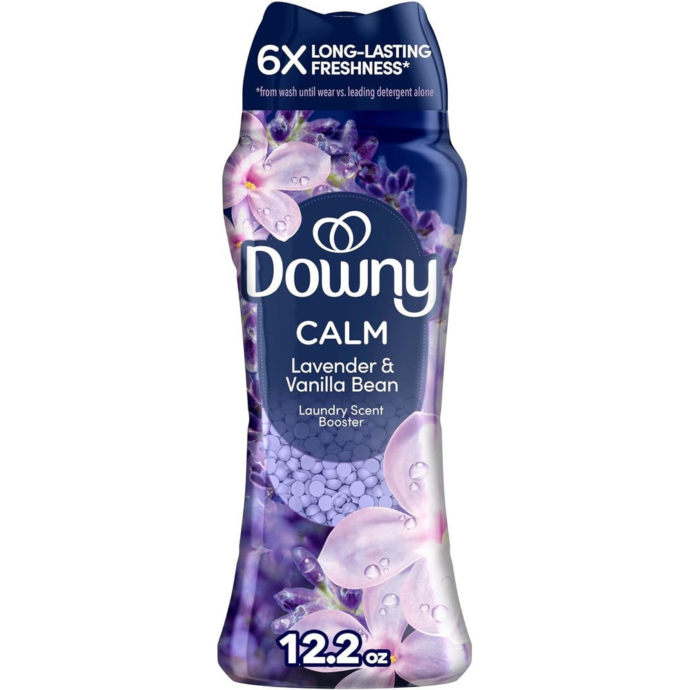 Downy Infusions Calm Laundry Scent Booster Beads front view for long-lasting freshness