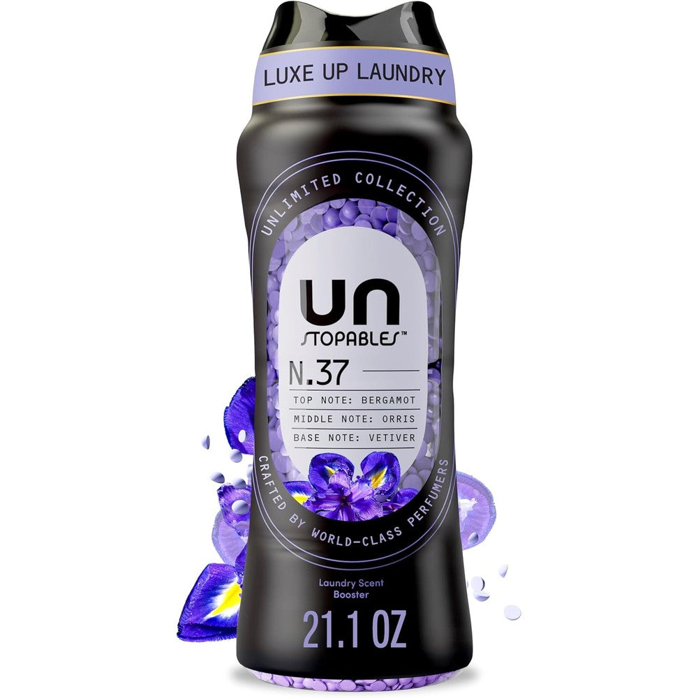 Downy Unstopables Unlimited Collection Number 37 laundry scent booster beads front view package