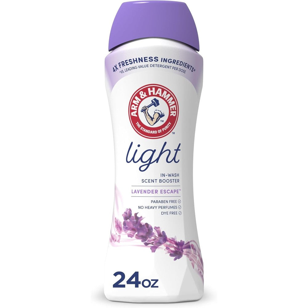 Arm & Hammer Light In-Wash Scent Booster Lavender Escape 24 oz bottle