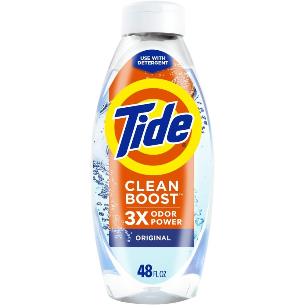 Tide Deep Cleansing Fabric Rinse Original Scent 48 Ounce front view bottle