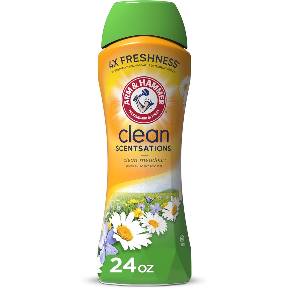 Arm & Hammer Clean Scentsations In-Wash Scent Booster front view laundry beads