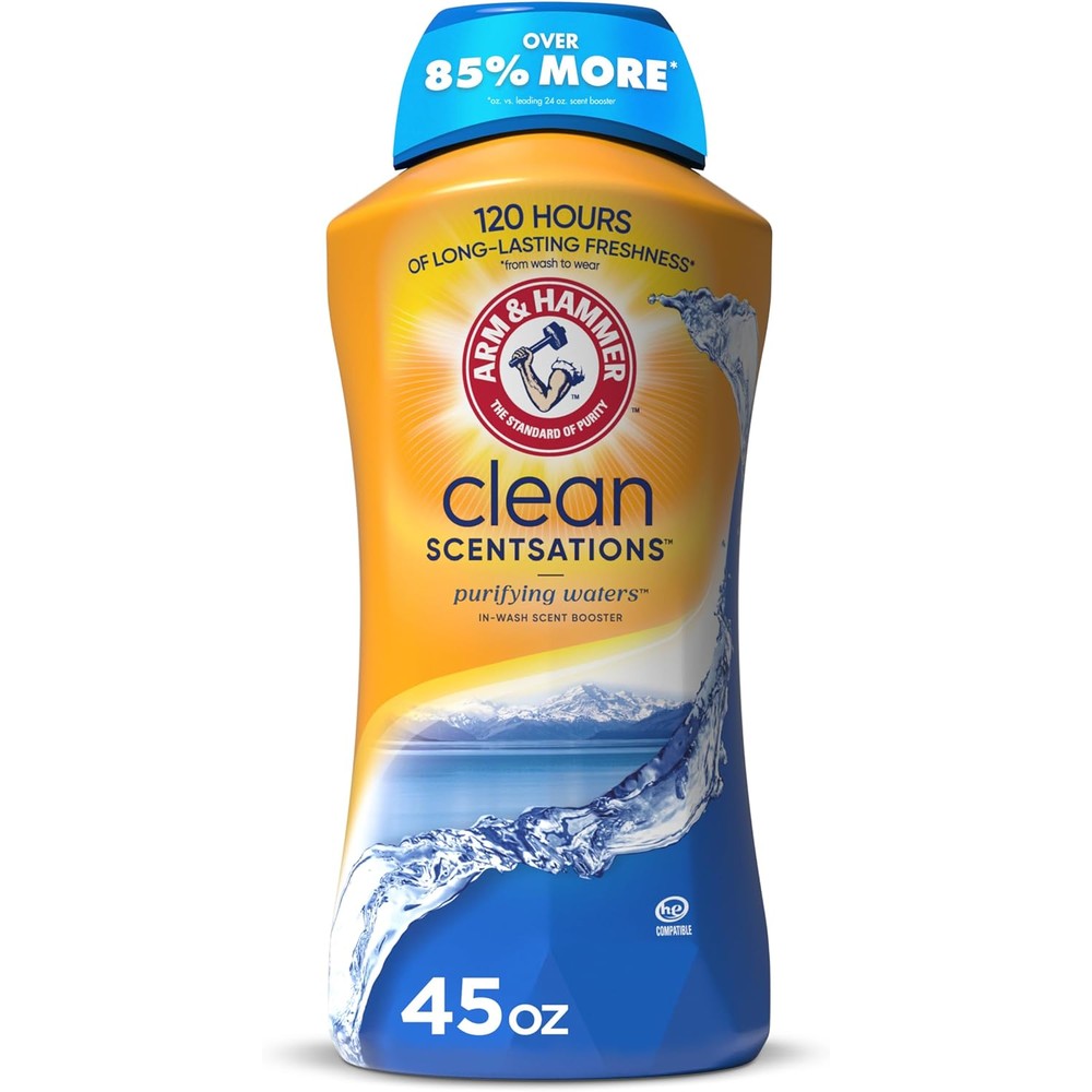 Arm & Hammer Clean Scentsations In-Wash Scent Booster Purifying Waters 45 oz bottle