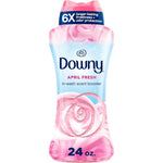 Downy April Fresh in wash laundry scent booster beads 24 ounce bottle front view