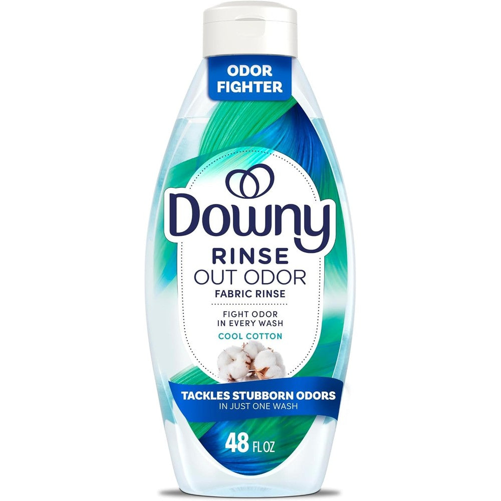 Downy Rinse Laundry Odor Remover Cool Cotton front view premium laundry care