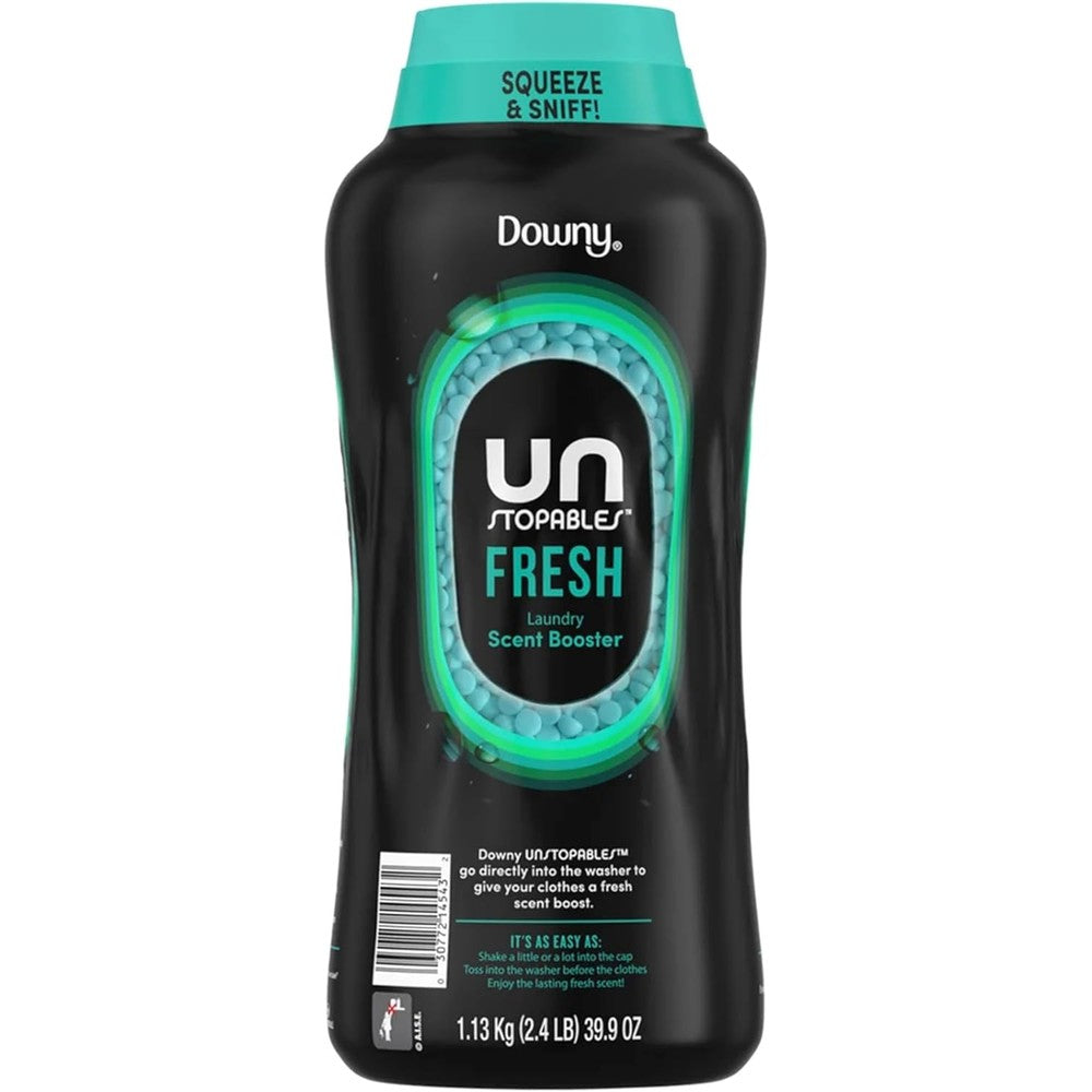 Downy Unstopables Fresh In-Wash Scent Booster Beads front view bottle