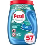 Persil Ultra Pacs Activewear Clean laundry detergent 57 count front container view