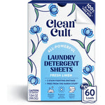 Cleancult Laundry Detergent Sheets front view packaging for eco friendly laundry care