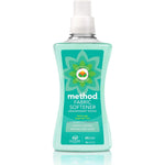 Method Beach Sage Fabric Softener 53.5 Ounce bottle front view showing 45 loads capacity.
