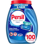 Persil Ultra Pacs Original Everyday Clean Laundry Detergent 100 count front view container