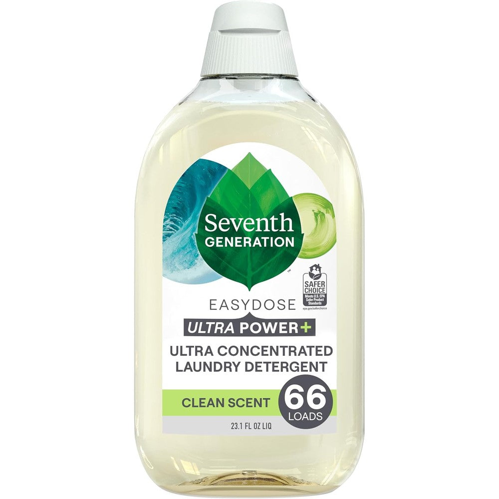 Seventh Generation Ultra Power Plus Laundry Detergent front view for eco-friendly cleaning.
