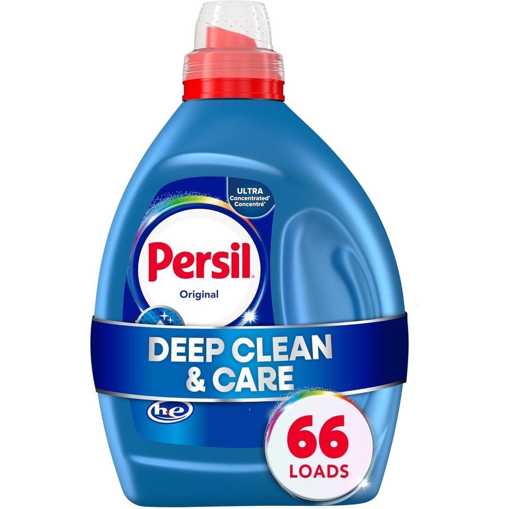 Persil Original Everyday Clean Liquid Laundry Detergent front view for stain removal.