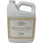 Tyler Candle Company Diva Glamorous Wash 64 Fluid Ounce bottle front view authentic laundry detergent.