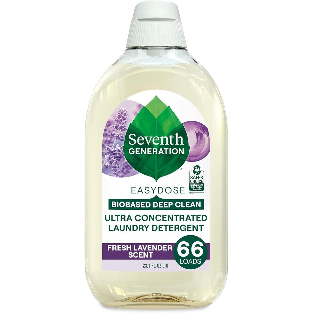 Seventh Generation EasyDose Laundry Detergent front view of 23 ounce bottle