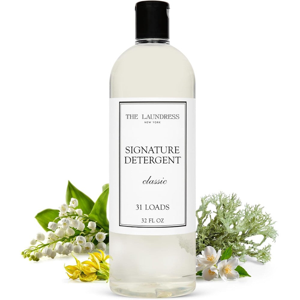 The Laundress Signature Classic Laundry Detergent 32 Fluid Ounce front view for luxury fabric care.