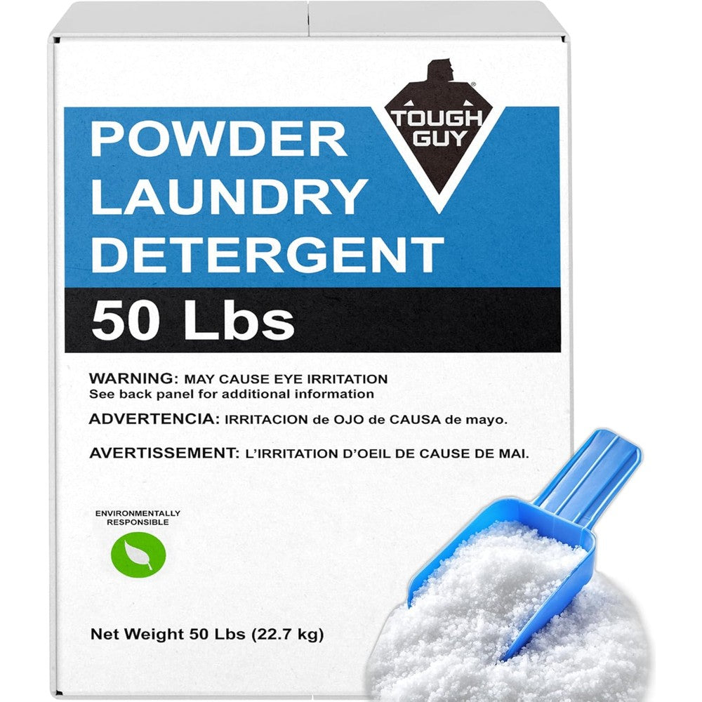 ANF Brands Laundry Detergent Powder 50 Pounds front view bulk commercial packaging.