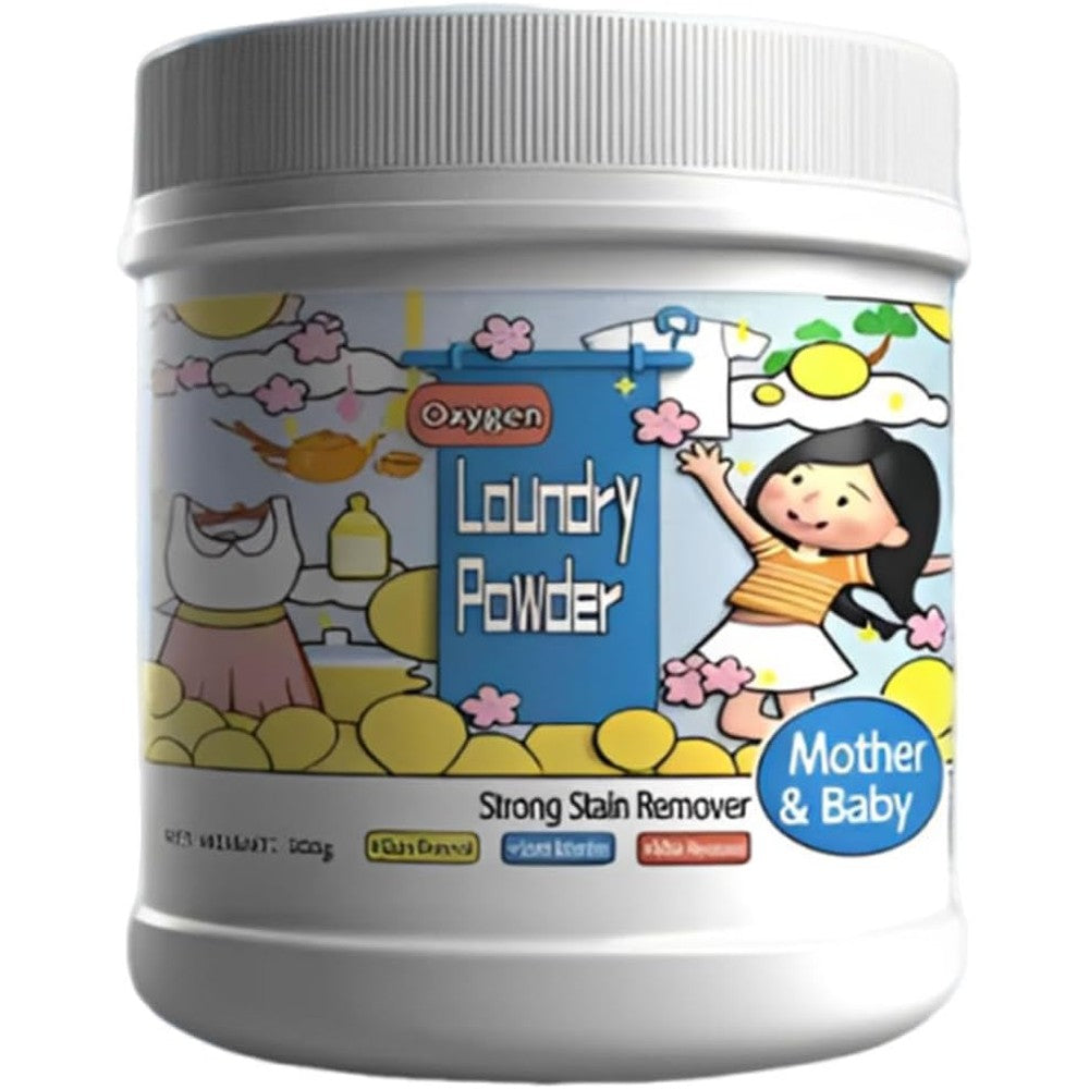 Cuoct Hyper Concentrated Strong Stain Remover Powder container front view laundry booster.