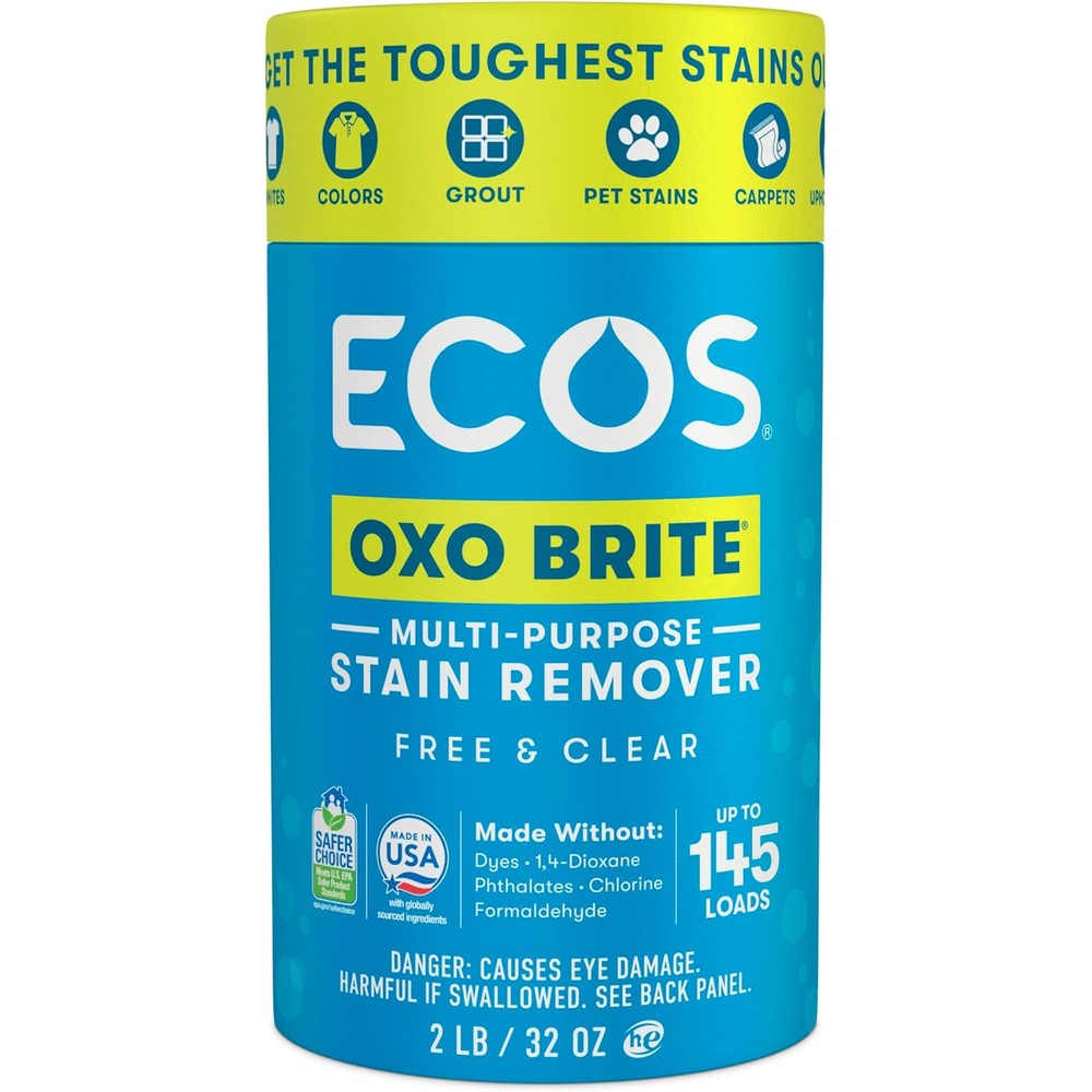 ECOS OXO BRITE Multi Purpose Stain Remover front view oxygen powered cleaner