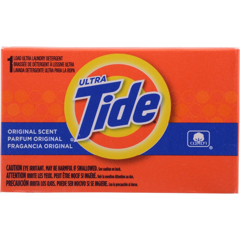 Tide Ultra Laundry Powder 1.4 ounce packet front view authentic USA imported detergent