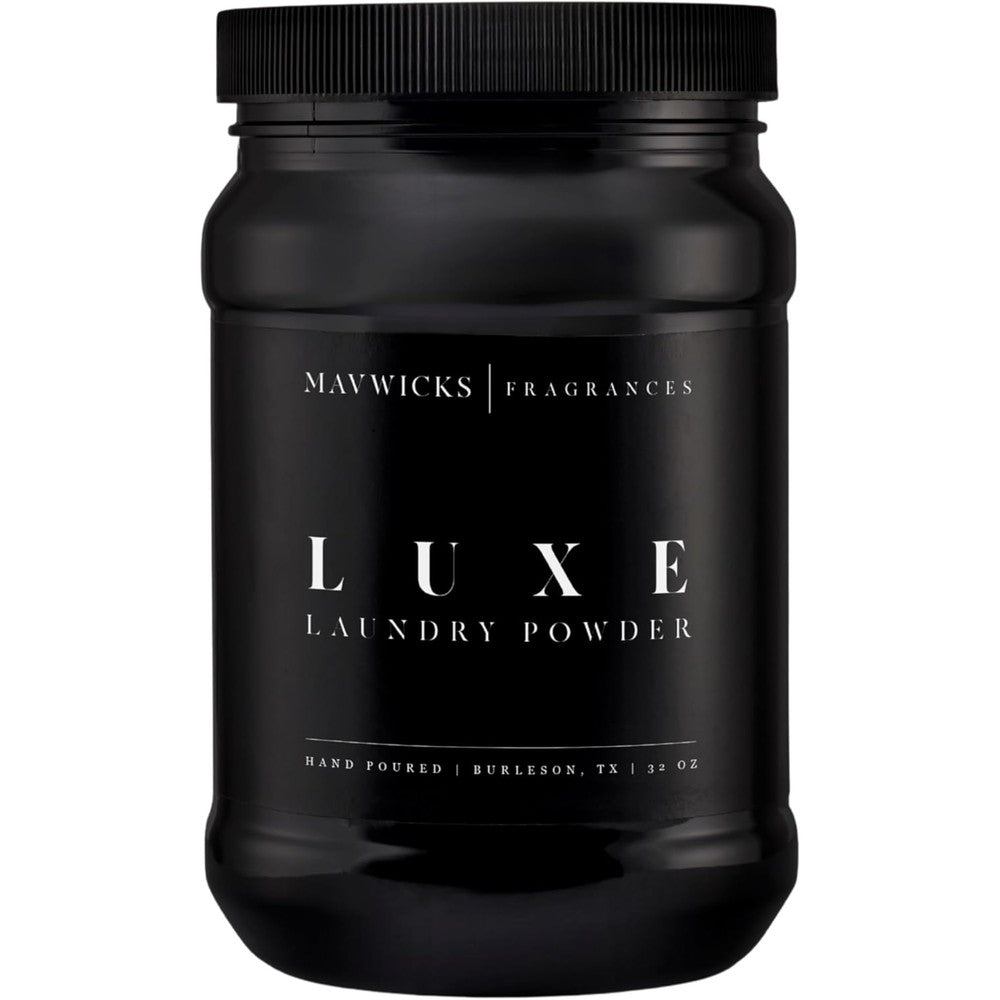 Mavwicks Luxury Laundry Detergent Powder Luxe front view concentrated formula