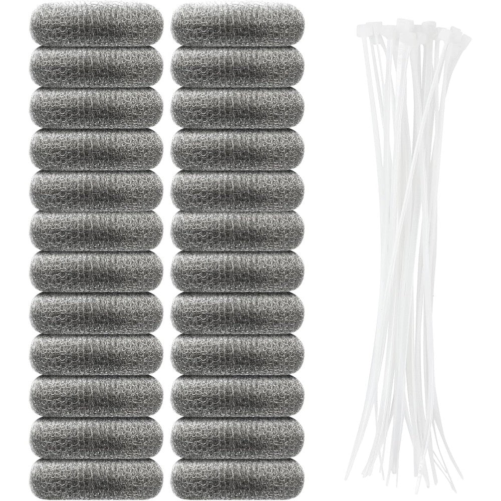 Snwoygr stainless steel washing machine lint traps 24 pack front view laundry accessories