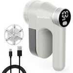 Beautural Fabric Shaver front view showing digital LED display