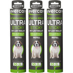 Evercare All Purpose Pet Mega 10 Inch Lint Roller Refills 3 pack front view