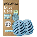 Ecoegg Fresh Linen Dryer Balls 2-pack front view for energy efficient laundry.