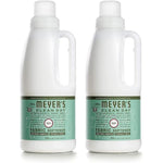 Mrs. Meyer's Clean Day Liquid Fabric Softener Basil Scent front view for eco-friendly laundry