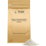 Pure Original Ingredients Sodium Tripolyphosphate front view of 2.5 pound bag for water softening