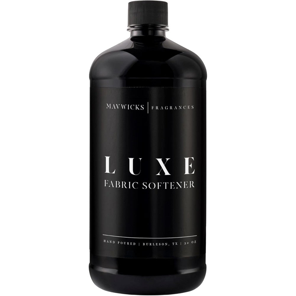 Mavwicks Fragrances Luxury Scented Liquid Fabric Softener Luxe 32 Ounce front view