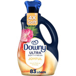 Downy Ultra Soft Plus Fresh Fabric Softener bottle front view for laundry softening.