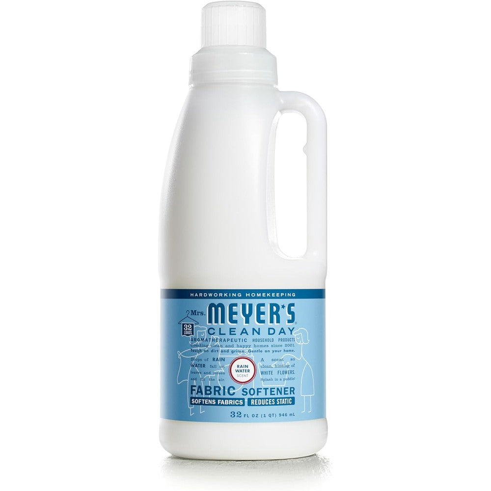 Mrs. Meyer's Clean Day Rain Water Fabric Softener front view for soft laundry